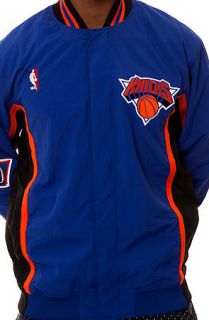 Mitchell & Ness Jacket New York Knicks Authentic Warm Up in Blue
