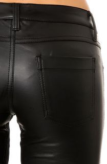 Tripp NYC Pant Faux Leather Motorcross in Black