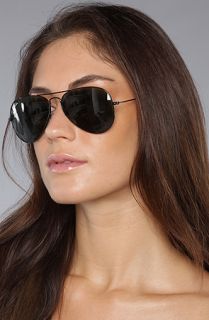 Ray Ban The 58mm Carbon Fiber Aviator in Black