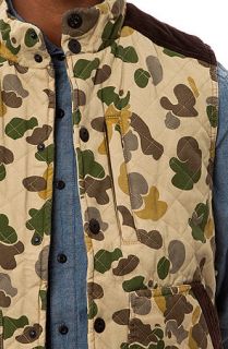 Crooks and Castles Vest Firing Squad in Camo Tan