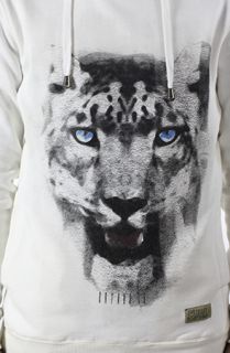 Entree LS SNOW LEOPARD White Hoodie