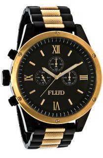 Flud Watches Watch Order in True Black & Gold