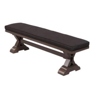 Thomasville Richwood Patio Bench with Black Cushion DISCONTINUED FW ALGBCH I2