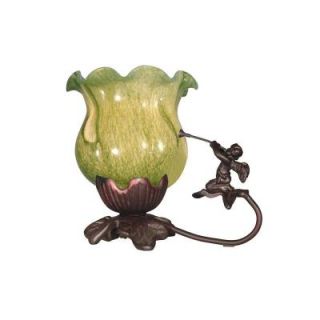 Dale Tiffany Green Blown Glass Tulip Accent Lamp TA10811