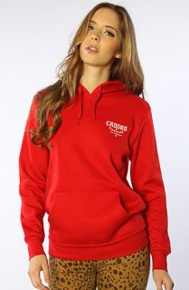 Crooks and Castles Sweatshirt Sur Califas Pullover Hoody in Red