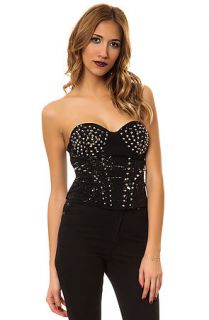 Tripp NYC Corset The Bleach & Stud in Black