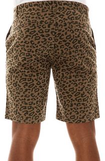 Obey Shorts Desert Chino in Army