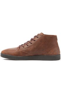 HUF Sneaker Cooper in Chestnut Leather Brown