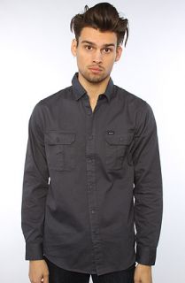 RVCA The Wrenchman Buttondown in Slate