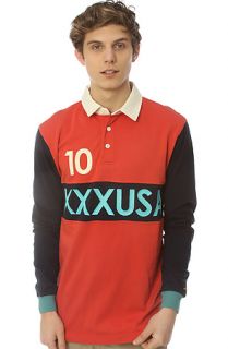 10 Deep Rugby XXX Sport Polo Shirt in Red