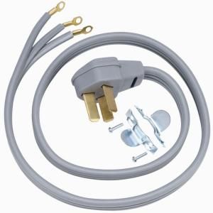 GE 6 ft. 3 Prong 30 Amp Dryer Cord WX09X10004DS