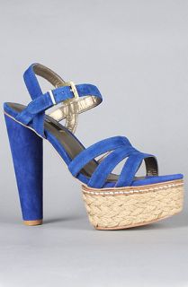 Senso Diffusion The Lady Shoe in Electric Blue Suede