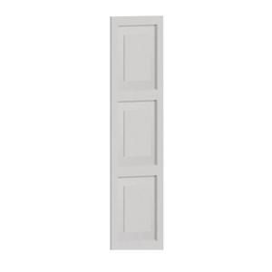Fypon 60 in. x 18 in. x 1 1/4 in. Triple Raised Panel Smooth Shutter SH18X60TP