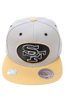 Mitchell and Ness hat San Francisco 49ers 2 Tone Velcro Cap in grey