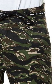 DGK Pants Working Man 4 Chino in Tiger Camo