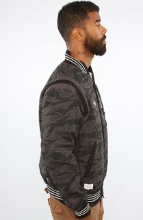 10 Deep The X Clan Varsity Jacket in Black Tiger