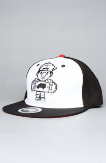 TRUKFIT The Tommy Trukfit Snapback Cap in Black White