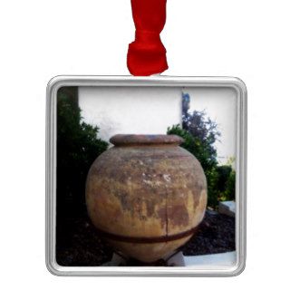 Old Clay Pot Christmas Tree Ornament