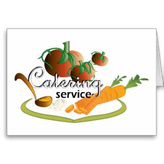 catering service II Greeting Cards