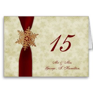 rustic ed snowflakes winter wedding table seating cards