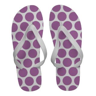 Purple Polka Dots Sandals
