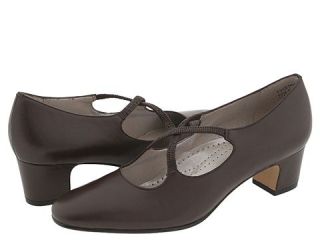 Trotters Jamie Womens 1 2 inch heel Shoes (Brown)