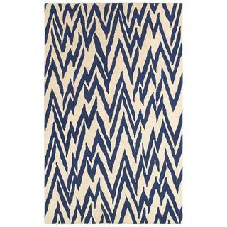 Dazzle Beige Blue Area Rug (8 X 10)