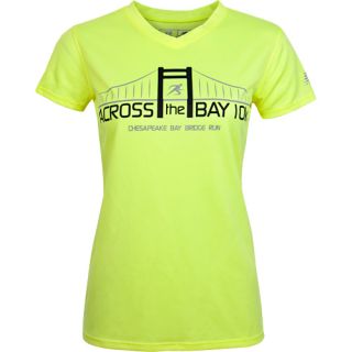 Official Across the Bay 10K Short Sleeve Yellow Ribbon Tee 10K Across the Bay W