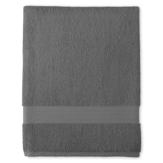 ROYAL VELVET Egyptian Cotton Solid Bath Sheet, Gray