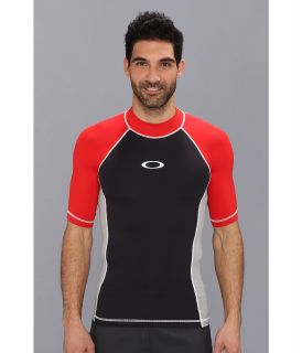 Oakley S/S Pressure Rashguard Mens Swimwear (Red)