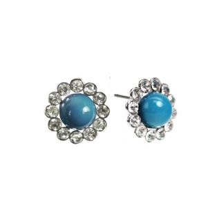 MIXIT Blue Flower Earrings
