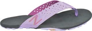 Womens New Balance Minimus Vibram Thong   Black/Purple Sandals