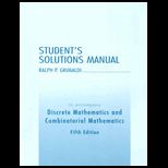 Discrete and Combinatorial Mathematics  Student Solutions Manual