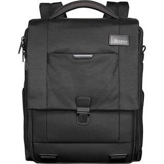 T Tech Network Convertible Laptop Brief Pack Black   Tumi Laptop Backpacks