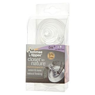 Tommee Tippee Closer To Nature Variable Flow Nipples (2pk)
