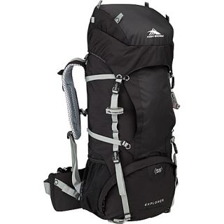 Explorer 55 Black/Black/Silver   High Sierra Backpacking Packs