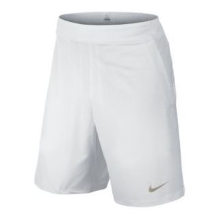 Nike 9 Premier Gladiator Mens Tennis Shorts   White