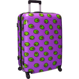 Olives 28 Hardside Spinner Purples   Ed Heck Luggage Large Roll