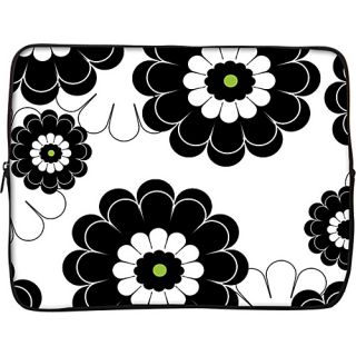 17 Laptop Sleeve by Got Skins? & Designer Sleeves Black Lime F