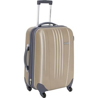 Toronto 21 in. Expandable Hardside Spinner Luggage Gold   Trav