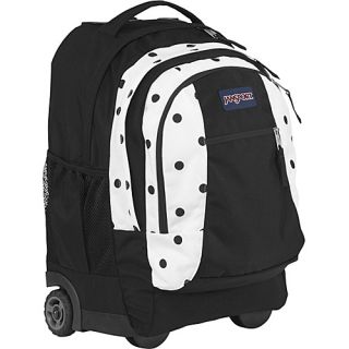 Driver 8 Rolling Backpack White / Black Gracie Dot   JanSport Wheeled B