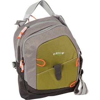 Safe Passage Magnum Sling Pack willow green/Grey Straps   Orvis Luggage To