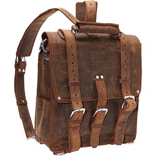 Tall Leather Backpack Brief Vintage Brown   Vagabond Traveler