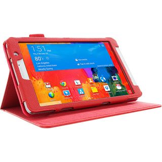 Samsung Galaxy Tab Pro 8.4 inch   Dual View Folio Case Red   rooCASE Lap
