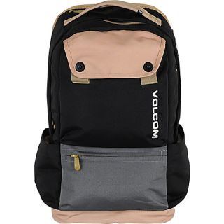 Symptom Polyester Laptop Backpack Black Charcoal   Volcom Laptop Backpack