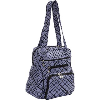 Brush Strokes Soft Gym Tote Blue   Jenni Chan Luggage Totes and Satch