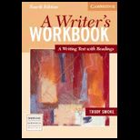 Writers Workbook  A Writing Text with Readings