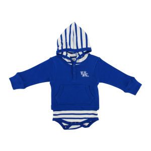 Kentucky Wildcats NCAA Newborn Hooded Striped Creeper