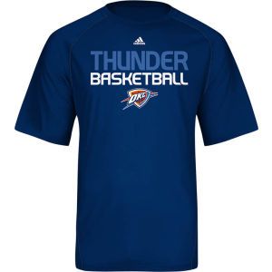 Oklahoma City Thunder adidas NBA Stacked High Climalite T Shirt