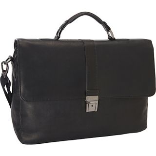 Flap ped A Photo Briefcase   Colombian Leather Black   Ken